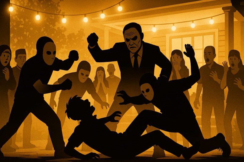 Ilustrasi pemukulan dan pengeroyokan